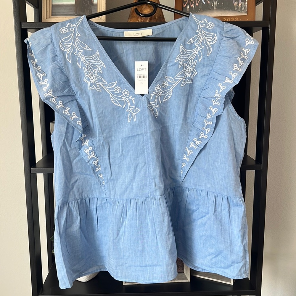 NWT LOFT Floral Blouse